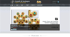 Desktop Screenshot of gioiellidisardegna.com
